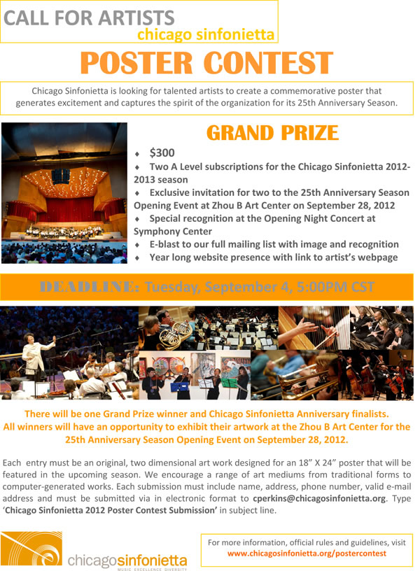 Chicago Sinfonietta Call for Artists